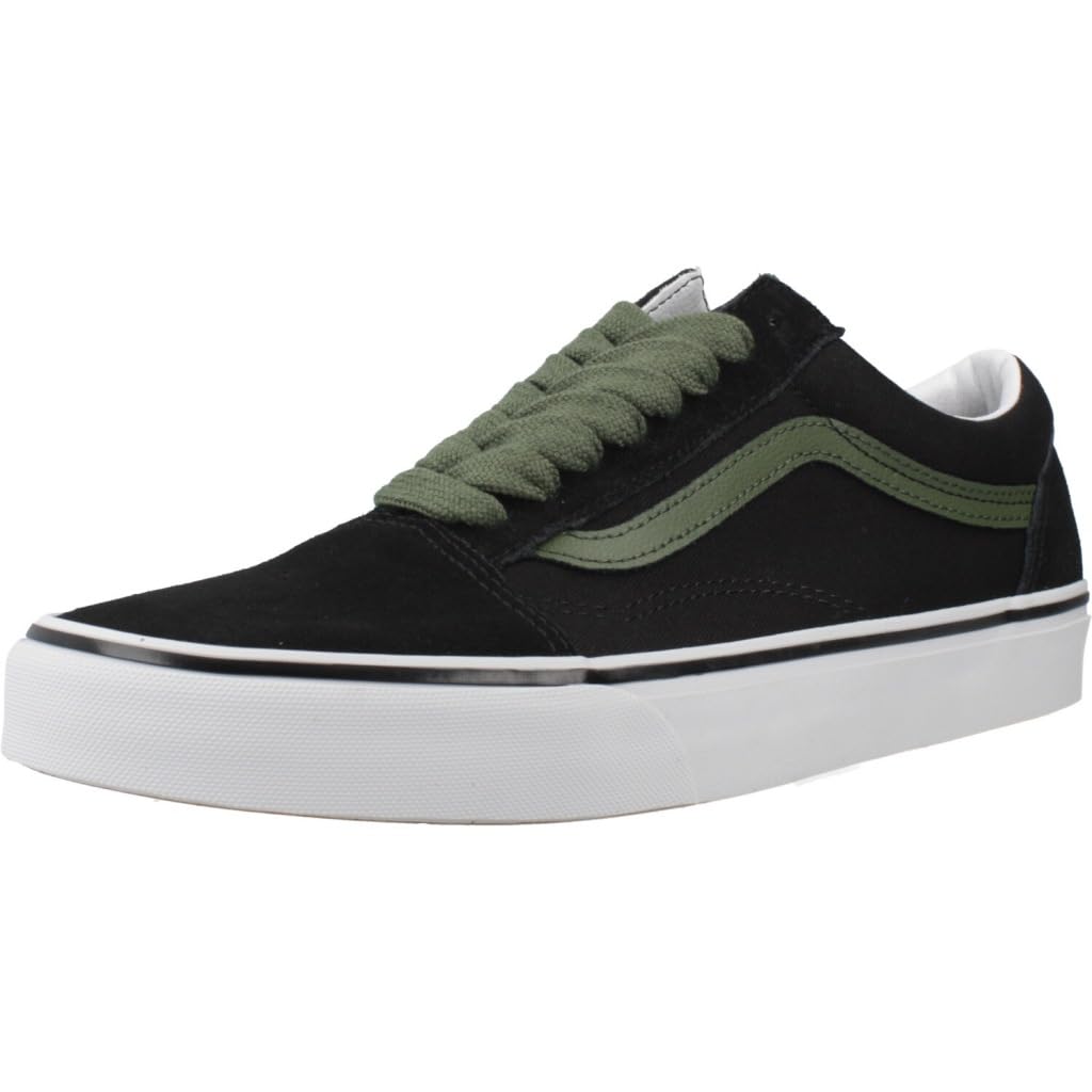 Baskets Vans Old Skool mode mixte adulte en toile et daim noir - 6