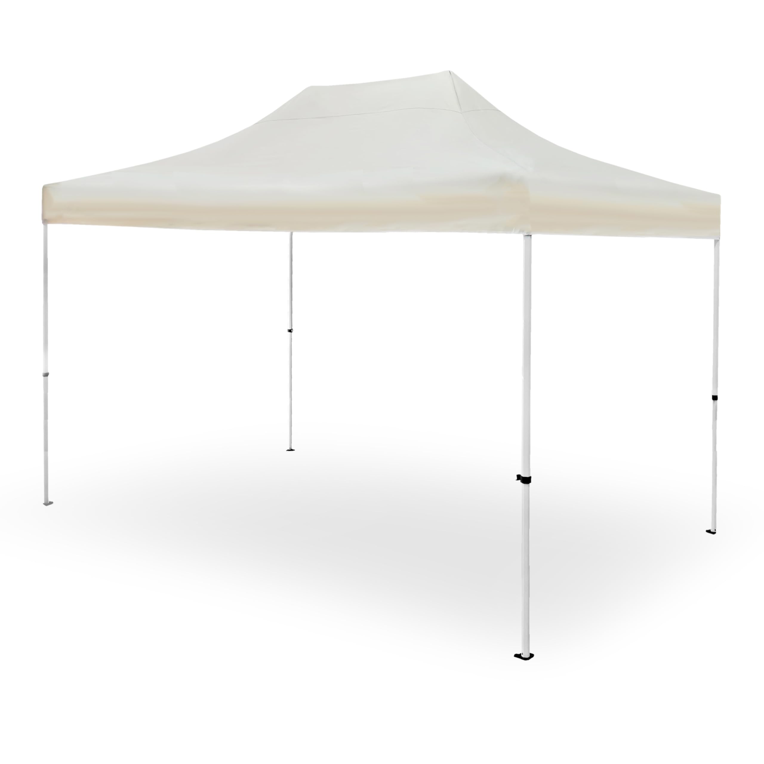 Gazebo Richiudibile Robusto Telescopico in Metallo a Fisarmonica 3x3, 4,5X3 e 6x3 mt Pieghevole Trasporto Telaio esagonale telo Beige trasportabile, da giardino e mercato (4,5x3)