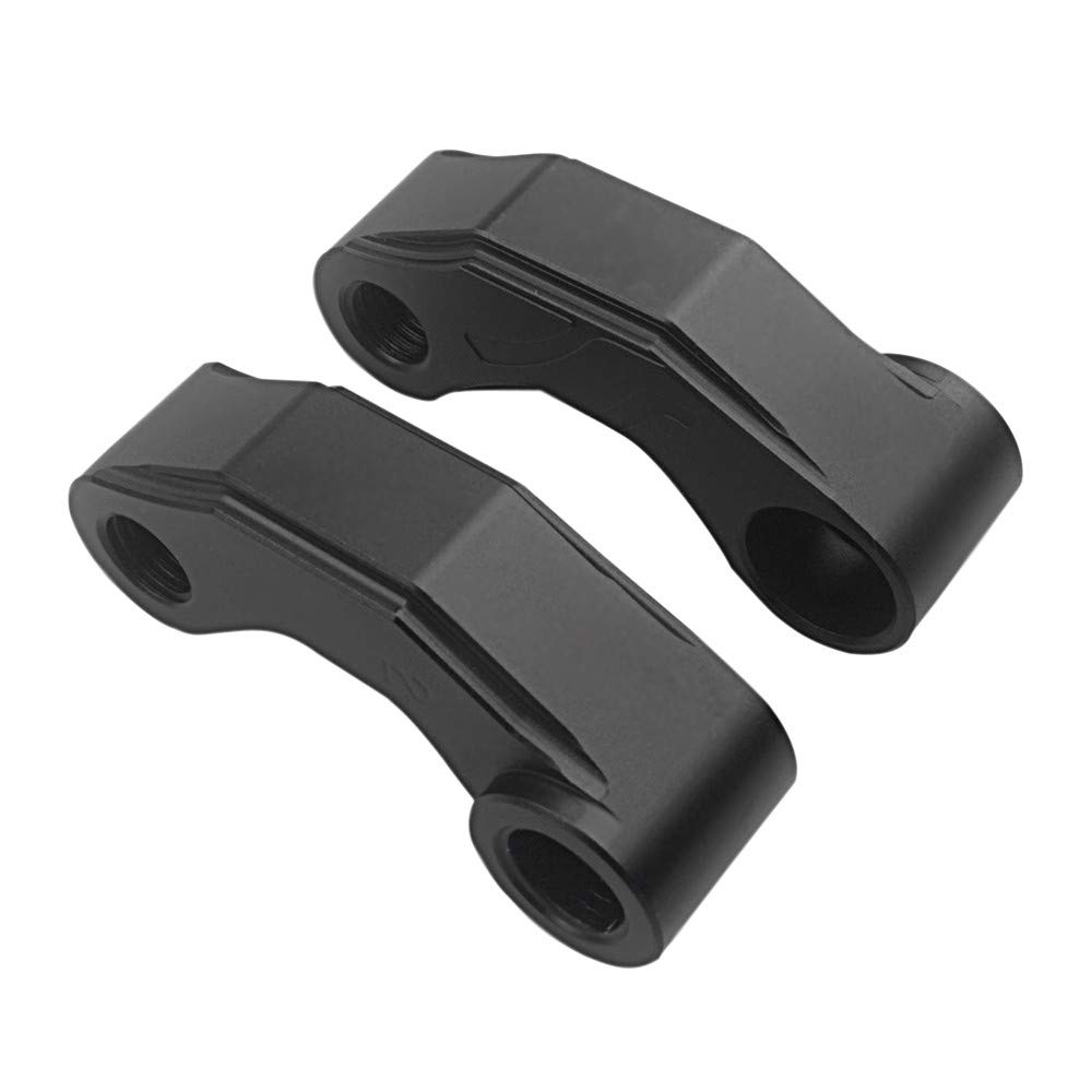 Evomosa Motorcycle Rearview Mirrors Extension Riser Extend Adapter 10mm for R 1200 GS 1200GS R1200GS LC Adventure ADV 2013 2014 2015 (Black)