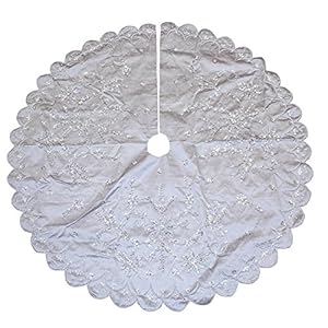 Kurt Adler 121,9 cm Silber Treeskirt