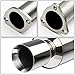 DNA MOTORING CBE-HA94L4-NRT Stainless Steel Cat Back Exhaust System [Compatible with 94-97 Honda Accord l4 Engine ONLY]