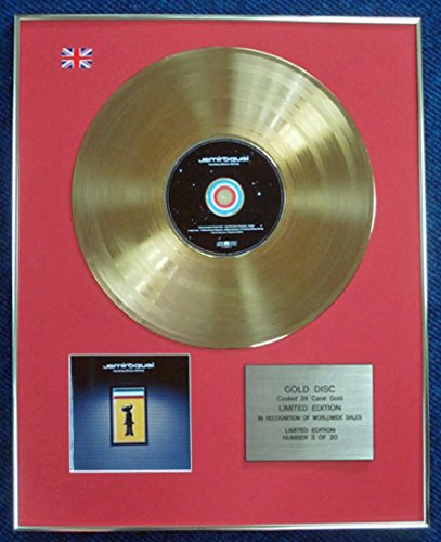 Jamiroquai – Édition limitée CD Or 24 carats avec revêtement LP Disques – Virtual Insanity