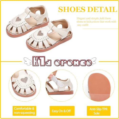 Image of Kiderence Toddler Girls Sandals Little Girls Kids Summer Shoes Toddler Sandals