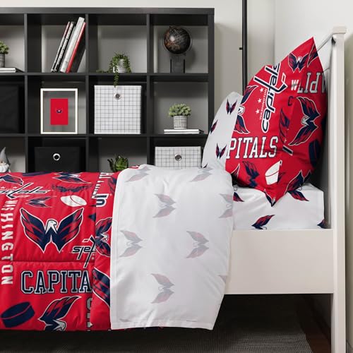 Parure de lit Washington Capitals NHL draps confortables lit jumeau - 3