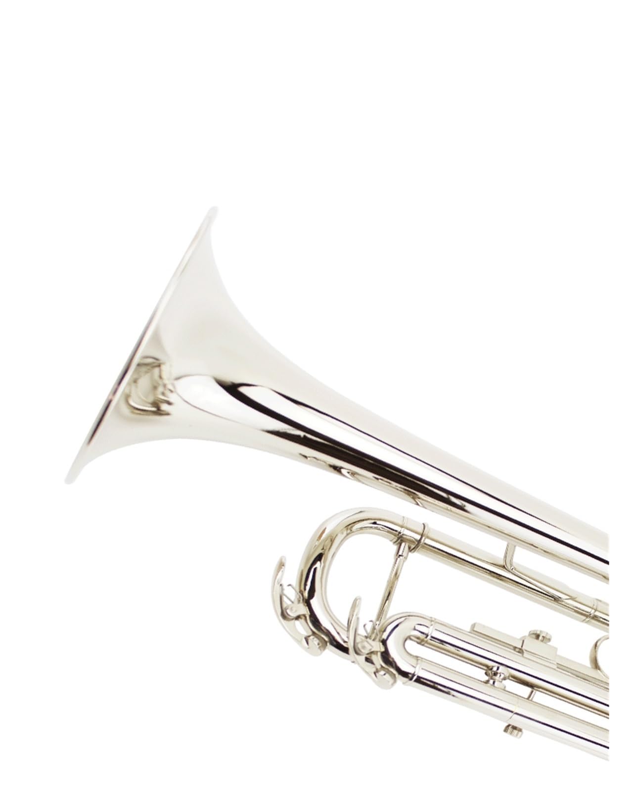 Trompete Trompeteninstrument aus vernickeltem Silber in B-Dur für Einsteiger und professionelle Bandspieler