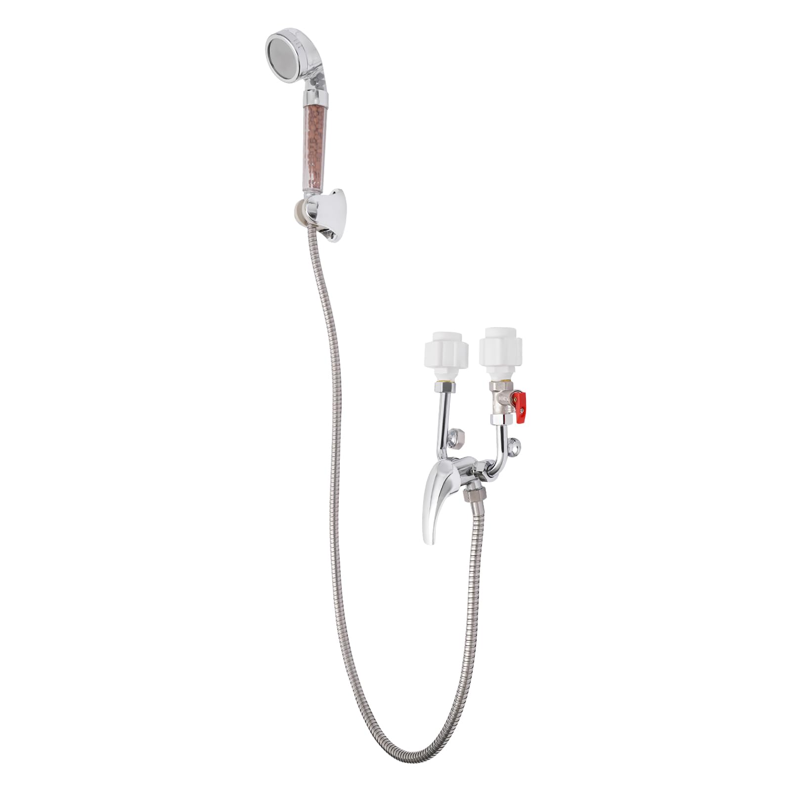 Scaldabagno elettrico da 50 l, 2000 W, montaggio a parete, resistente alla ruggine, livello impermeabile IPX4 e temperatura regolabile da 25 a 75 °C