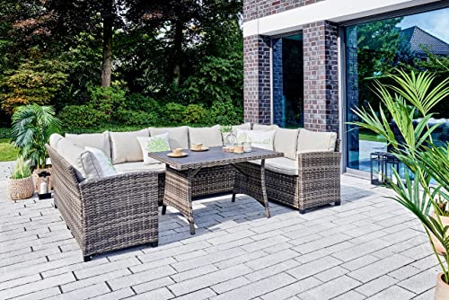 Trend Line Dining Lounge Sitzgruppe Dover Essgruppe Garten Garnitur Gartenlounge