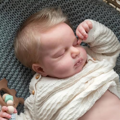 Muñeca Reborn Baby Dolls Girl de 50 cm de Vinilo miniatura 5