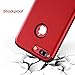 BENTOBEN iPhone 7 Plus Case, iPhone 7 Plus Red Case, Slim Shockproof 3 in 1 Hard PC Soft Silicone Hybrid Coated Full-Body Protective Phone Cover Case for iPhone 7 Plus (5.5 inch), Christmas Red