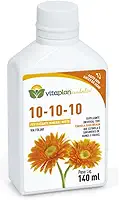 Fertilizante Adubo Mineral 10-10-10 140ml Concentrado Foliar Para Todas as Plantas Frutas e Flores