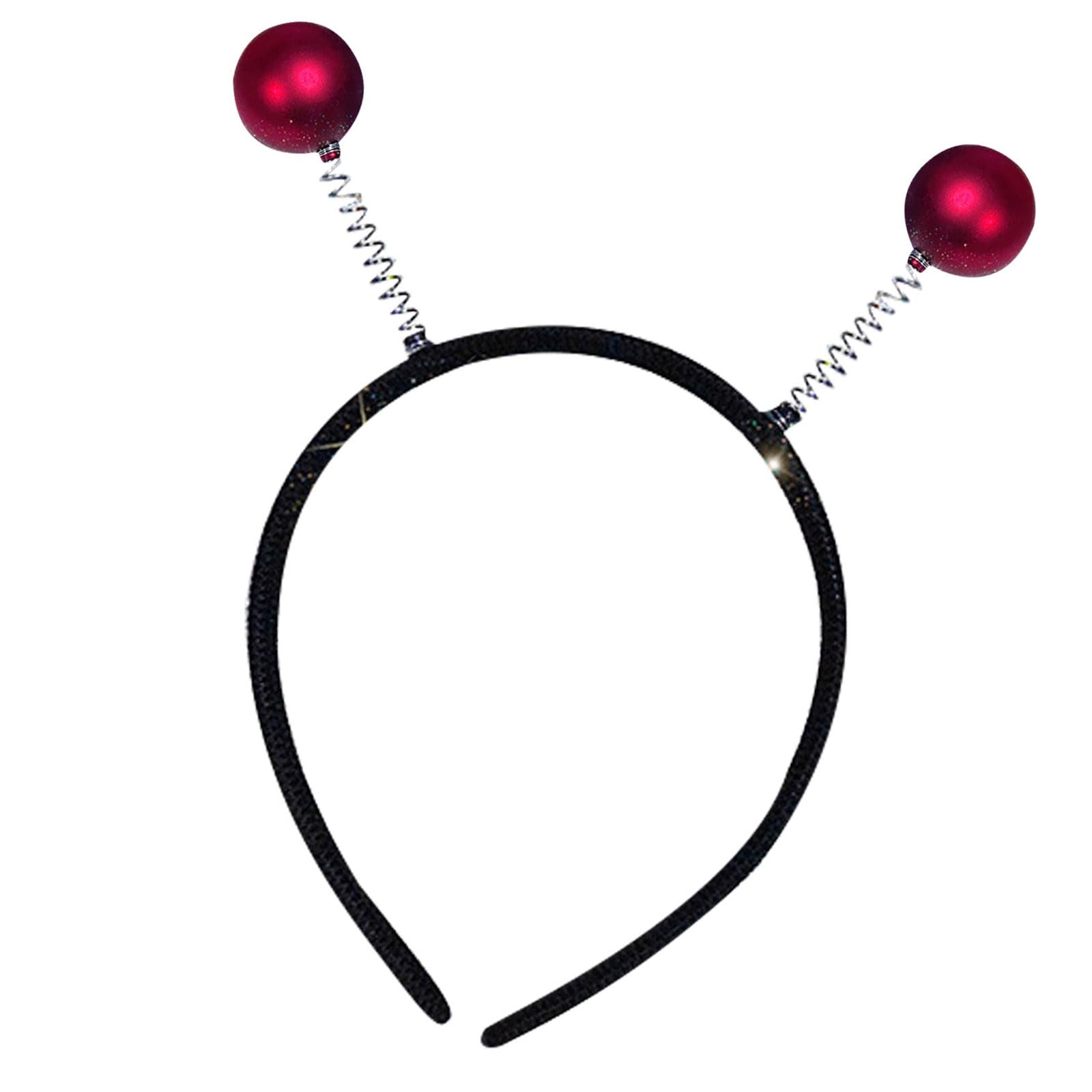 Fentency Elastic Spring Ball Hairband For Women And Girls NonSlip Comfortable Hairhoop Daily Use and Christmas Hair Accessory