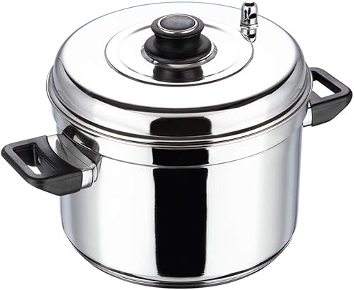 Miniatura 5 de Vinod Utensilios de cocina 202 Multi Pot Con Idli Y Dhokla Placa Plata Pequeña, 7 Piezas