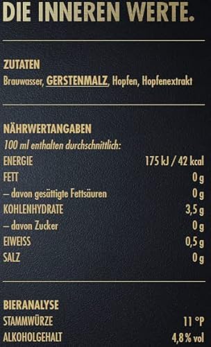 Warsteiner Premium Pilsener 24 x 0.33 L Bier Dose, Einweg, Dosenbier