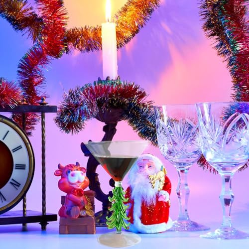 Unique Christmas Tree Shaped Glass For Cocktails Martinis Drinkware Drinking Cup For Mixologists And Enthusiasts