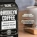 BROOKLYN COFFEE Whole Bean, Classic Medium Roast (5lb) Balanced, Smooth, Mellow - Fresh Bulk Coffee Beans Roasted Weekly in NYC