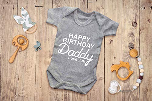 Regalo ideal para papá de manga corta 100% algodón cómodo para bebé 3