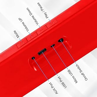 Wireless Bluetooth Spekaers, TF/Micro SD, USB, FM Radio, 2200 mAh, HiFi Sound - SP-110 (Blue)