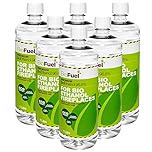 EKOFUEL (6 Litre) Premium Bioethanol Fuel – Bio Ethanol Liquid Fuel for Fires Pits, Fireplace | High Purity Clean Burning Bio Ethanol Fuel | Indoor & Outdoor Ethanol Fuel | Bioethanol Fuel Liquid
