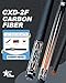 CRICAL Carbon Fiber Pool Cue Stick CXD Series Professional Pool Sticks with Super Low Deflection Pro Taper Shaft Pool Cue Tournament Level Billiard Cues with 12.5mm Tip (Precise Easy to Control)