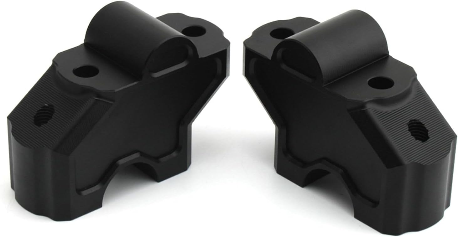 Front Handlebar Risers Clamps Adapter For Harley Nightster 975S RH 2022 Black