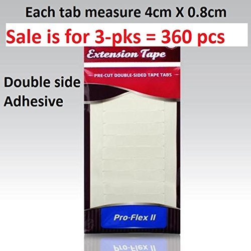 Pro Flex Hair Extension Tape Tabs 3-packs = 360- pieces