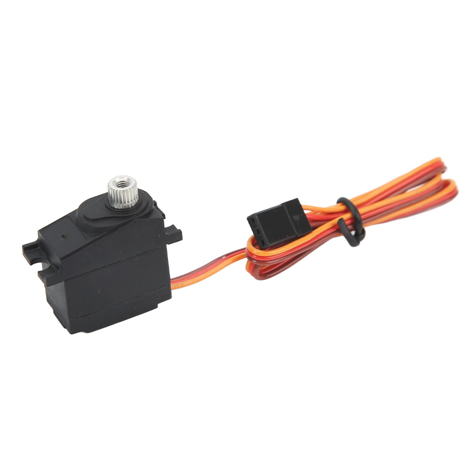 Metalowy samochód RC Mikroserwo o wysokiej wydajności Wodoodporne, stabilne Mikroserwa z metalowymi zębatkami z buforem 25T Ramię serwa dla samochodów Traxxas Summit 1/10 RC (Ti Color)