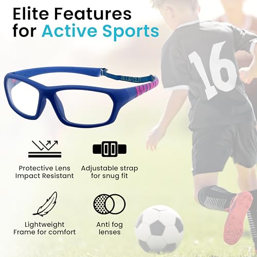 Image of BLUE CUT Sports Protection Goggles, Anti-Fog Lenses Safety Glasses for Basketball, Pickleball and All Outdoor Sports