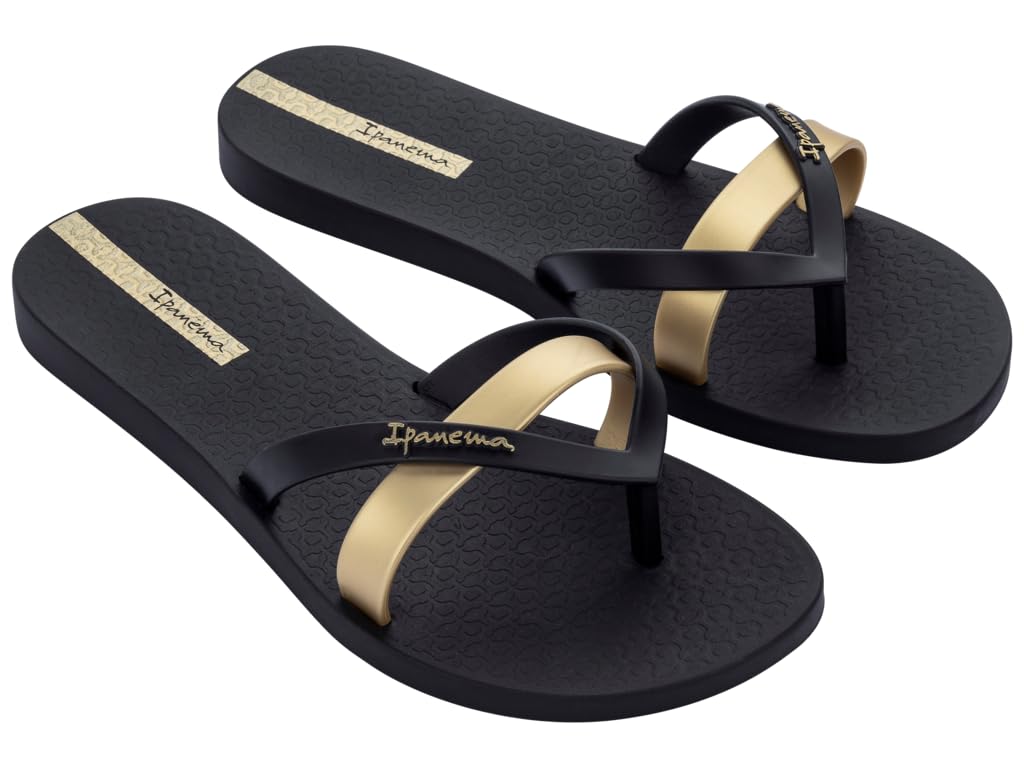 Ipanema Kirei Print Flip Flop, Black, Size 8, Women