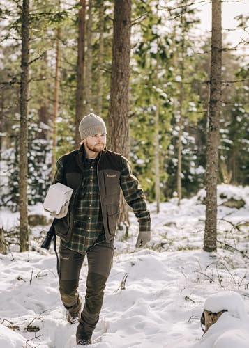Pinewood Herren Caribou Hunt Hose - Jagdhose Herren - mit 4-Wege-Stretch und praktischen Taschen für viel Stauraum für Jagdzubehör - verstellbare Passform für jeden Jäger