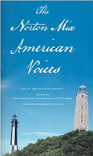 The Norton Mix American Voices(tidewater Community College) Paperback