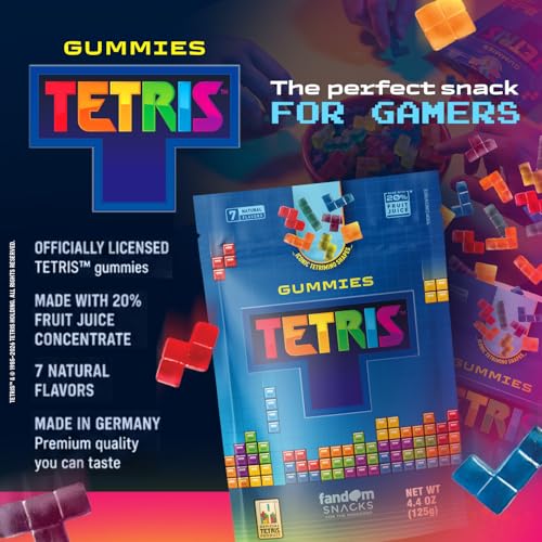 Gomitas Tetris Fandom Snacks 7 Sabores Naturales miniatura 4
