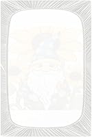 Vista 3 de Fitted Crib Sheets Gnome Sunflower Mini Crib Sheets for Boy & Girl Toddler Mattress Sheets Playard Sheet 21216285
