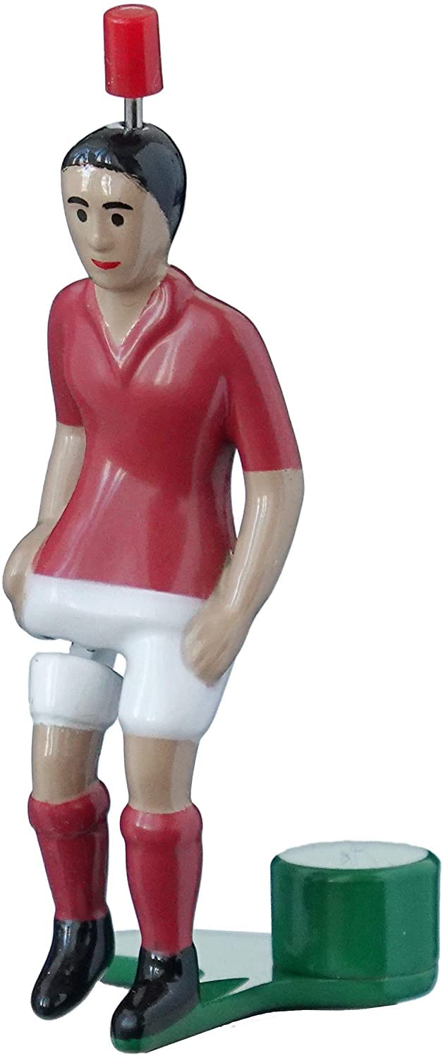 TIPP-Kick Kicker Classic I Original Player for Young and Old I Fun with The Soccer Figure Game I Accessories I Red Jersey