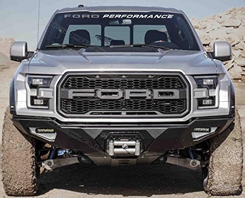 Jis Decals Generic Truck Windshield Decal (50 INCH) Gray/White Compatible with Ford Performance