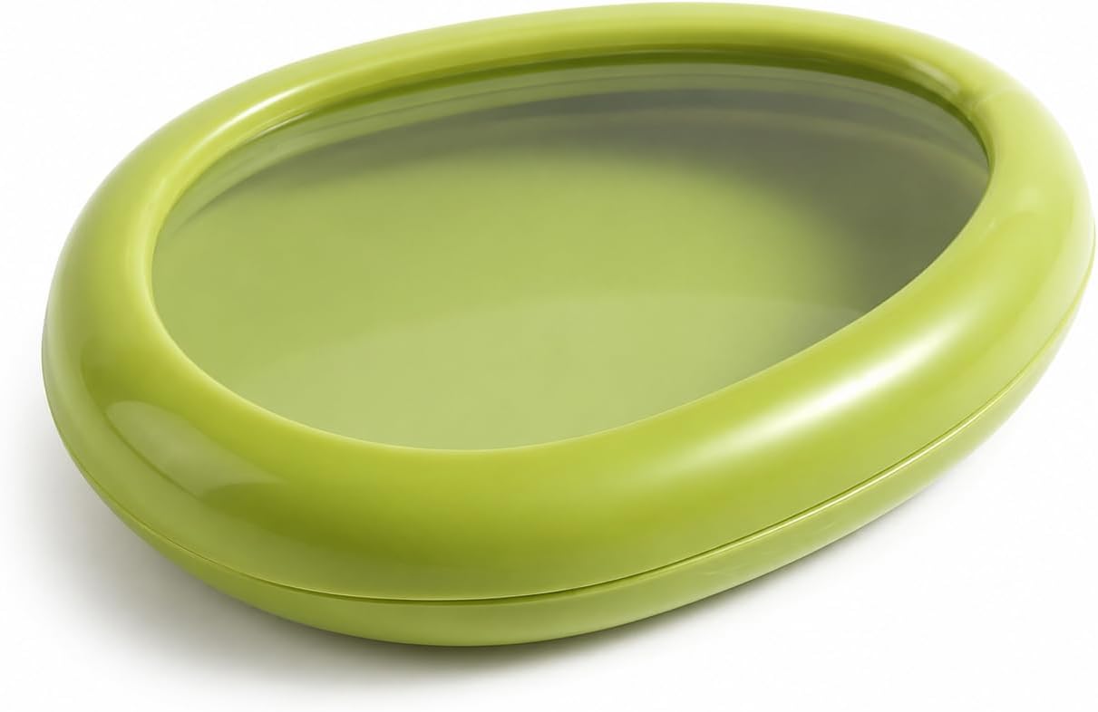 Avocado Container Fruits Vegetables Saver Storage Packaging Case for Fridge Home Shop Market Tomato Onion Keeper, Multicolor (Pack of 1)