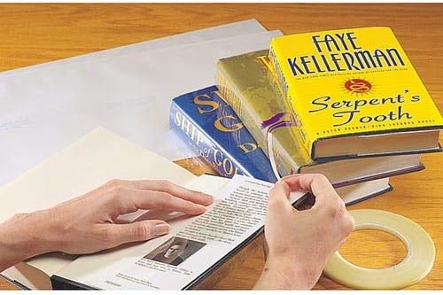 Demco Fundas para chaqueta de libro de papel de 50 hojas (16 pulgadas de ancho x 30 pulgadas de largo)