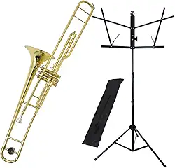 Kit Trombone de Pisto TB200P New York + Estante de Partitura S1