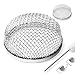 SnowyFox 2 Pack Flying Insect Screens - RV Furnace Vent Cover Screens Keep Pests Out - Stainless Steel Mesh Screens, Installation Tool Included