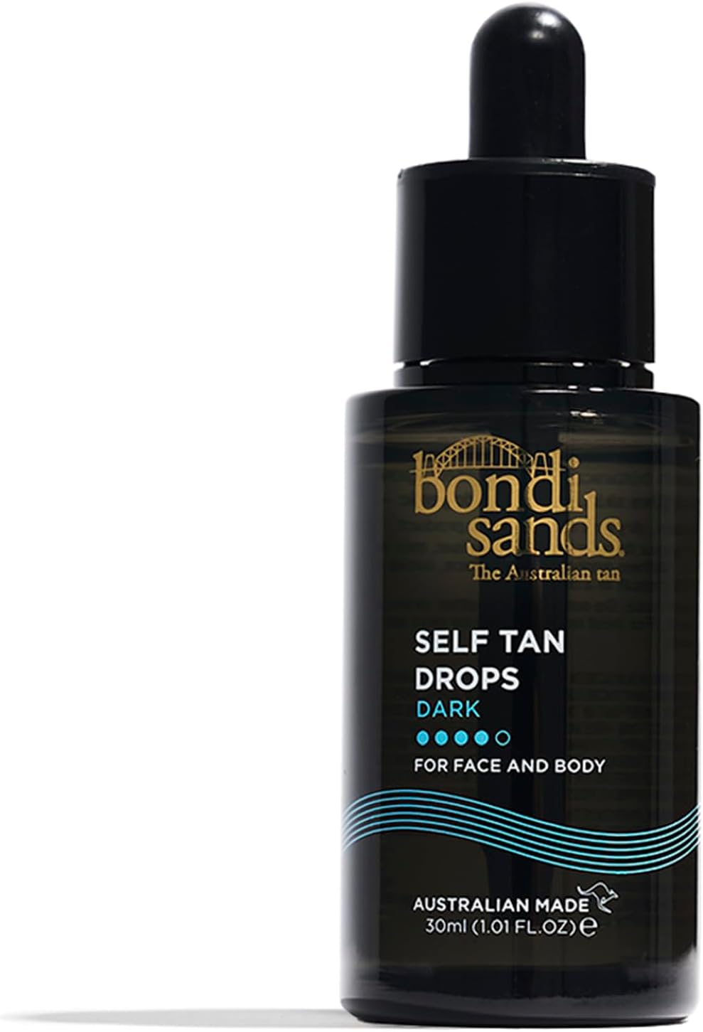 Self Tan Drops - Dark 30mL | Customisable Glow | Suitable for Sensitive Skin | Vegan + Cruelty Free |30ml/1.01 FL OZ