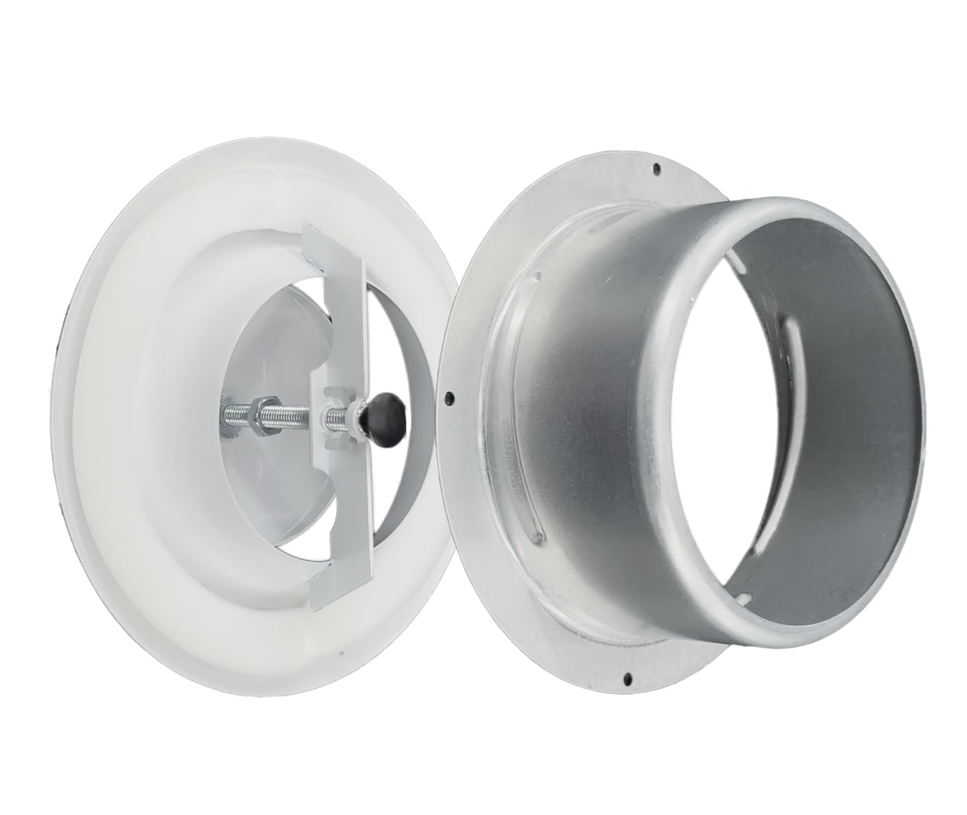 Valvola Di Scarico Aria &Oslash; 80 Mm In Acciaio | Diffusore Regolabile Per Cappe, Saune E Ventilazione