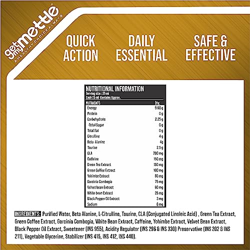 Image of swasthum Mettle Liquid Z5 Preworkout | Lemon, 500ml