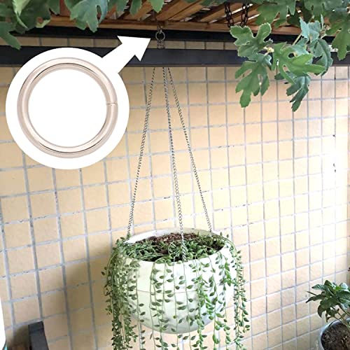 1'' Metal O-Ring Buckle Connector Round Loops Non Welded For Bags Webbing Purse And Belt Straps, Silver, Pack Of 30 #TOP5