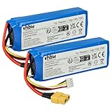 vhbw 2X Batterie Compatible avec DJI F450, 7FE0, Phantom 1, F550, RI36, Phantom FC40 Drone (2250mAh, 11,1V, Li polymère)