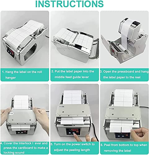 Machine à distributeur d'étiquette automatique pour stopper le décollage manuel - 3