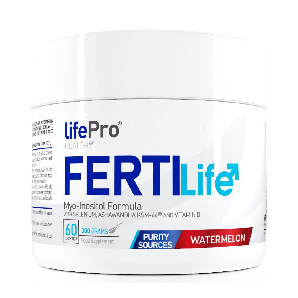 Life Pro Ferti Life Man 300g | Suplemento con ingredientes naturales | Diseñado para mejorar la fertilidad masculina (Watermelon)