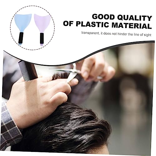 Protector facial para peluquería 2 piezas transparente miniatura 7