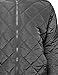 Men's Classic Long Sleeves Side Pockets Quilted Padded Bomber Jacket
