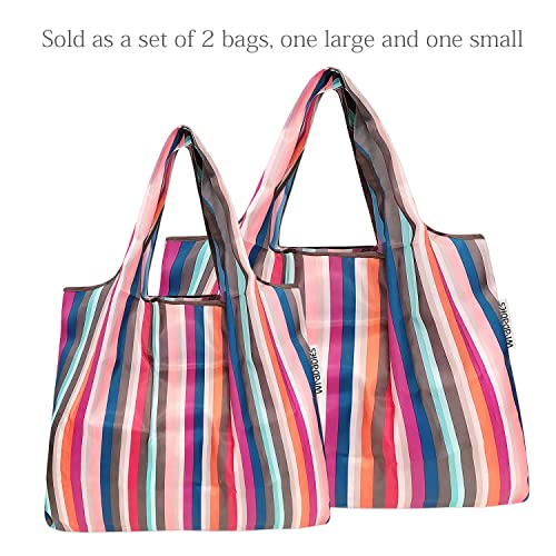 Image of allydrew Large Foldable Tote Nylon Reusable Grocery Bag
