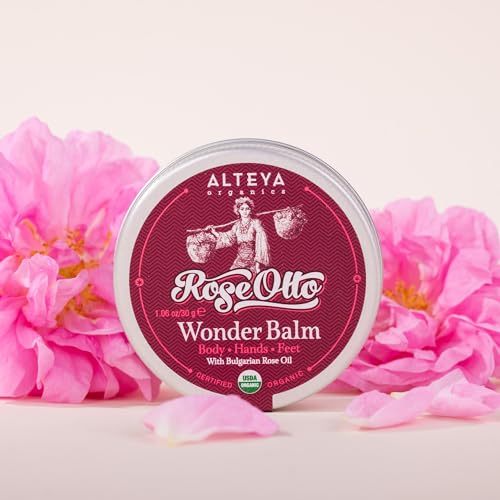 Miniatura 3 de Alteya Organic Bálsamo Maravillado De Rosa Bulgara 30 G Usda Certificado Producto Orgánico Puro, Para Tratamiento Corporal, Manos Y Pies Basado En Rosa Rose Otto Con Grado Terapéutico