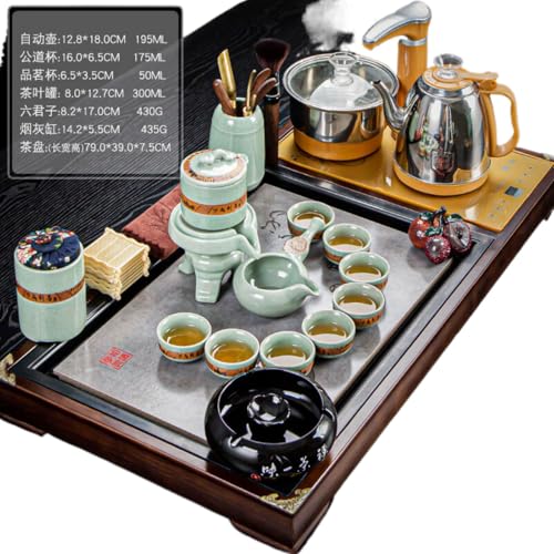 Juego de té Gongfu con hervidor para una fácil limpieza y apagado automático